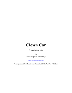 Clown Car Crime - Off The Wall Plays
