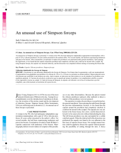 An unusual use of Simpson forceps