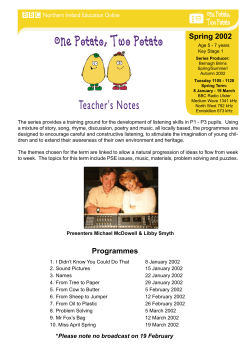 One Potato, Two Potato