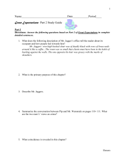 Great Expectations- Part 2 Study Guide