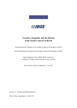 Taxation, Inequality and the Illusion of the Social Contract in