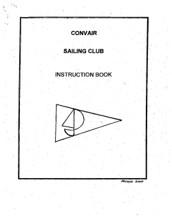 CSC Instruction Book - Convair Sailing Club