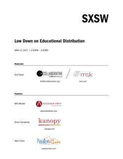 Low Down on Educational Distribution