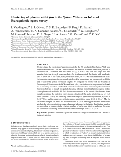 Clustering of galaxies at 3.6 &mu;m in the Spitzer Wide