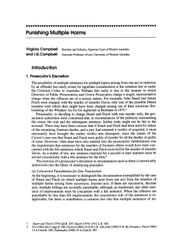 Punishing Multiple Harms