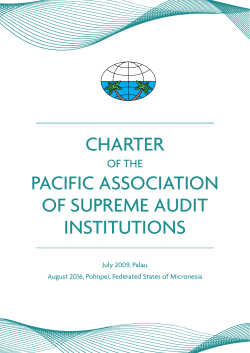 The pdf copy of the PASAI Charter can be downloaded