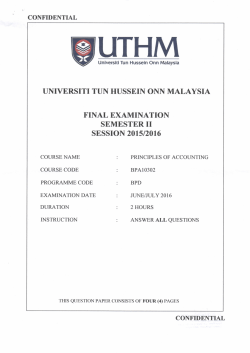 Principles of Accounting