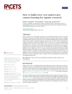 How to build a low-cost underwater camera