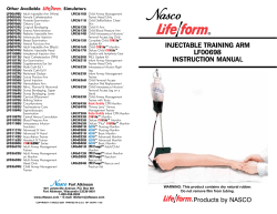 IV698_Venipuncture and Injection Training Arm