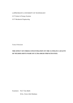 LAPPEENRANTA UNIVERSITY OF TECHNOLOGY LUT