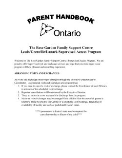 The Rose Garden Family Support Centre Leeds/Grenville/Lanark