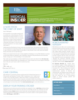 MEDICAL INSIDER - Ellis Medicine