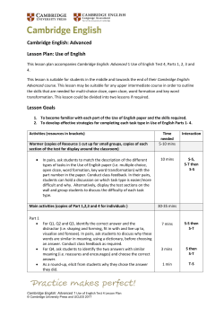 Cambridge English - Practice Makes Perfect