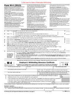 2013 Form W-4