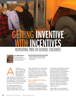 Getting Inventive with Incentives
