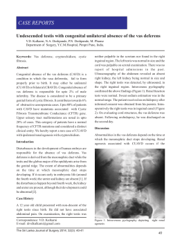 case reports - Sri Lanka Journal of Surgery