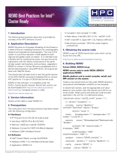 NEMO Installation Best Practices