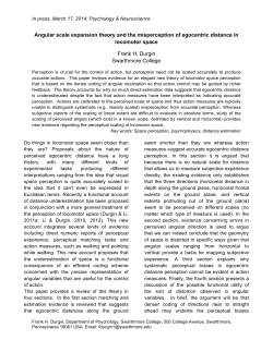 Angular scale expansion theory and the misperception of egocentric