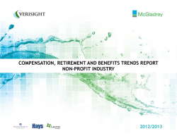 compensation, retirement and benefits trends report non