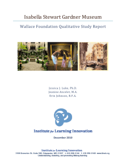 - Isabella Stewart Gardner Museum