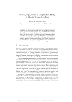 A Longitudinal Study of Bitcoin Transaction Fees