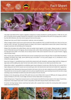 Fact Sheet - Parks Australia