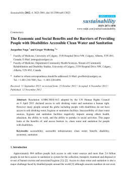 The Economic and Social Benefits and the Barriers of