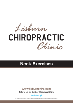 Neck Exercises - Lisburn Chiropractic Clinic