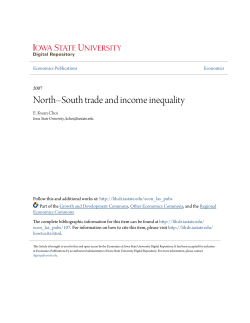 North&ndash;South trade and income inequality