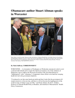 Read more here. - Worcester Economic Club