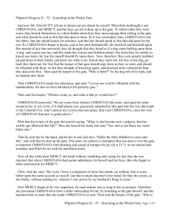 Knocking at the Wicket Gate