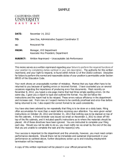 sample - CSU East Bay