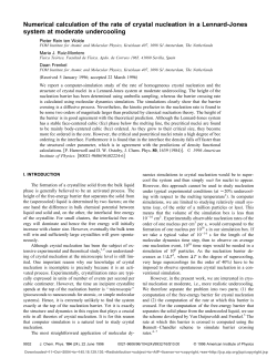 Numerical calculation of the rate of crystal nucleation in a Lennard
