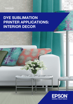 dye sublimation printer applications: interior decor