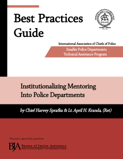 Best Practices Guide for Developing a