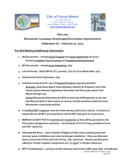 Minutemen Cswy S/S Addendum 1