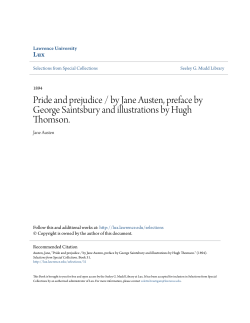 Pride and prejudice / by Jane Austen, preface by George