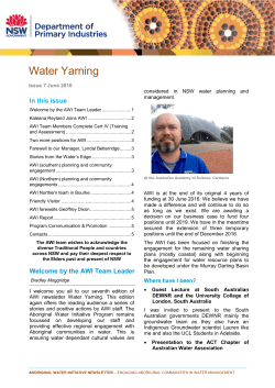 AWI News - Issue 7 June 2016