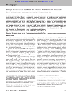 In-depth analysis of the membrane and cytosolic