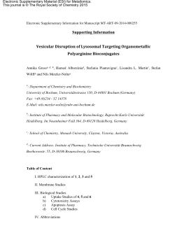 Supplementary Information - Royal Society of Chemistry
