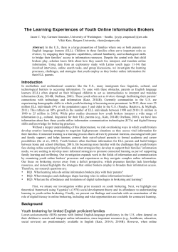 The Learning Experiences of Youth Online