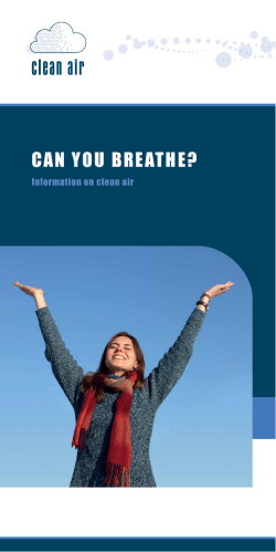 Can you breathe? - Legal Actions for Clean Air