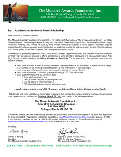 The Monarch Awards Foundation, Inc.