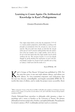 Learning to Count Again: On Arithmetical Knowledge in