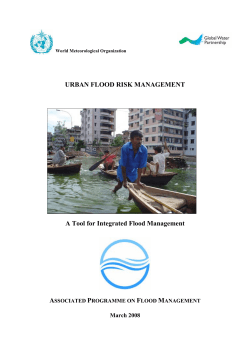 Urban Flood (Risk) Management