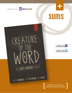Creature of the Word