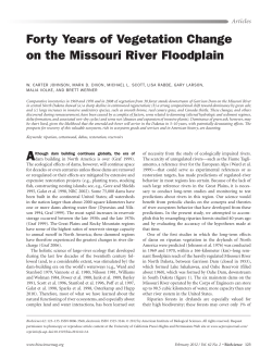 Forty Years of Vegetation Change on the Missouri River Floodplain