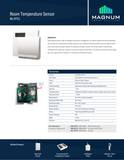Room Temperature Sensor - Magnum Energy Solutions