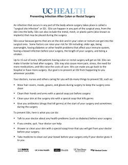 Preventing Infection After Colon or Rectal Surgery