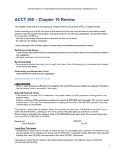 ACCT 265 &ndash; Chapter 10 Review - Centennial College Libraries